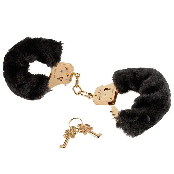 FETISH FANTASY GOLD DELUXE FURRY CUFFS