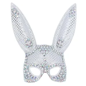 Fever Silver Jewel Bunny Mask