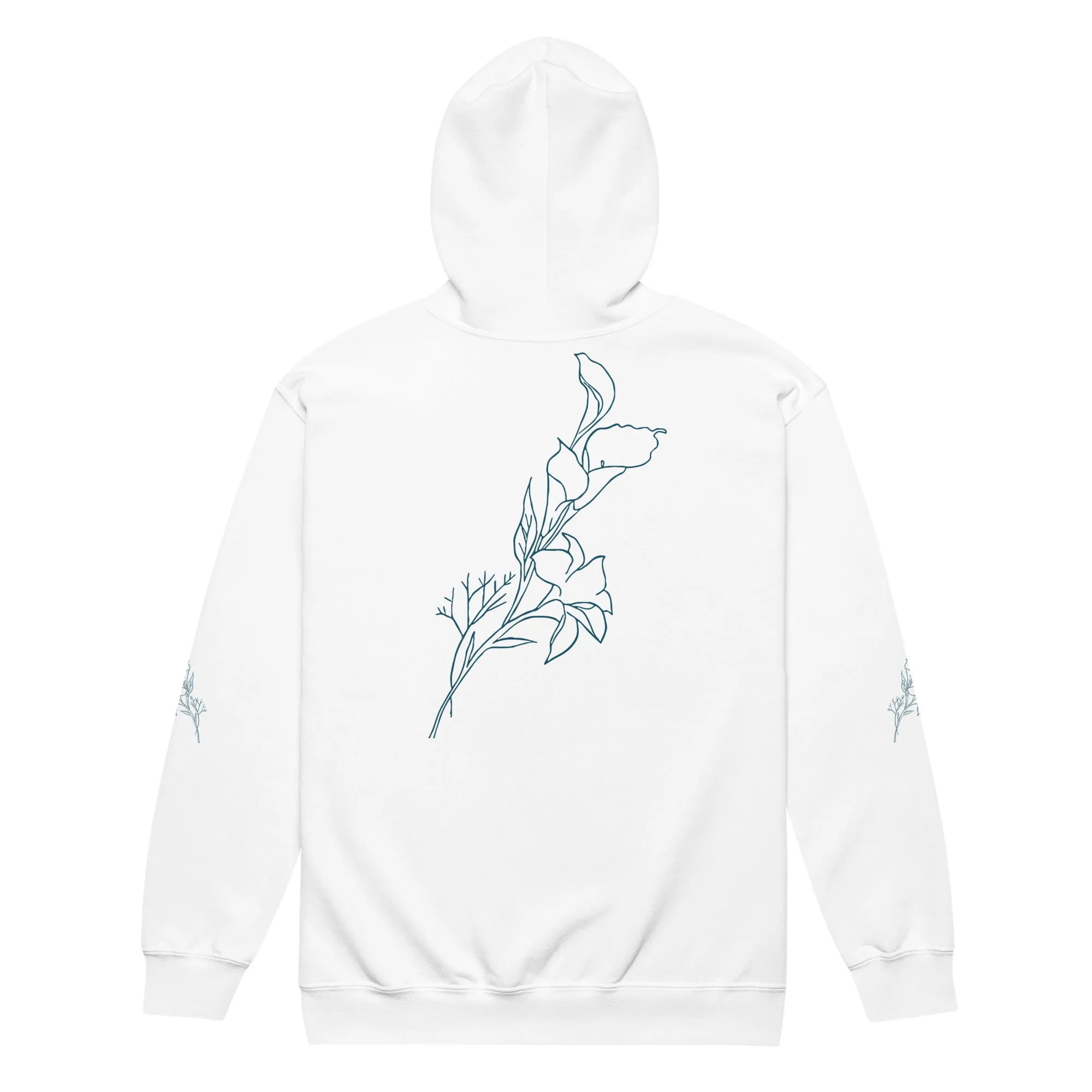 Floral Unisex Zip Hoodie - 5 Unique Styles for Ultimate Comfor