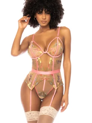 Florence Garden Embroidered Bodysuit