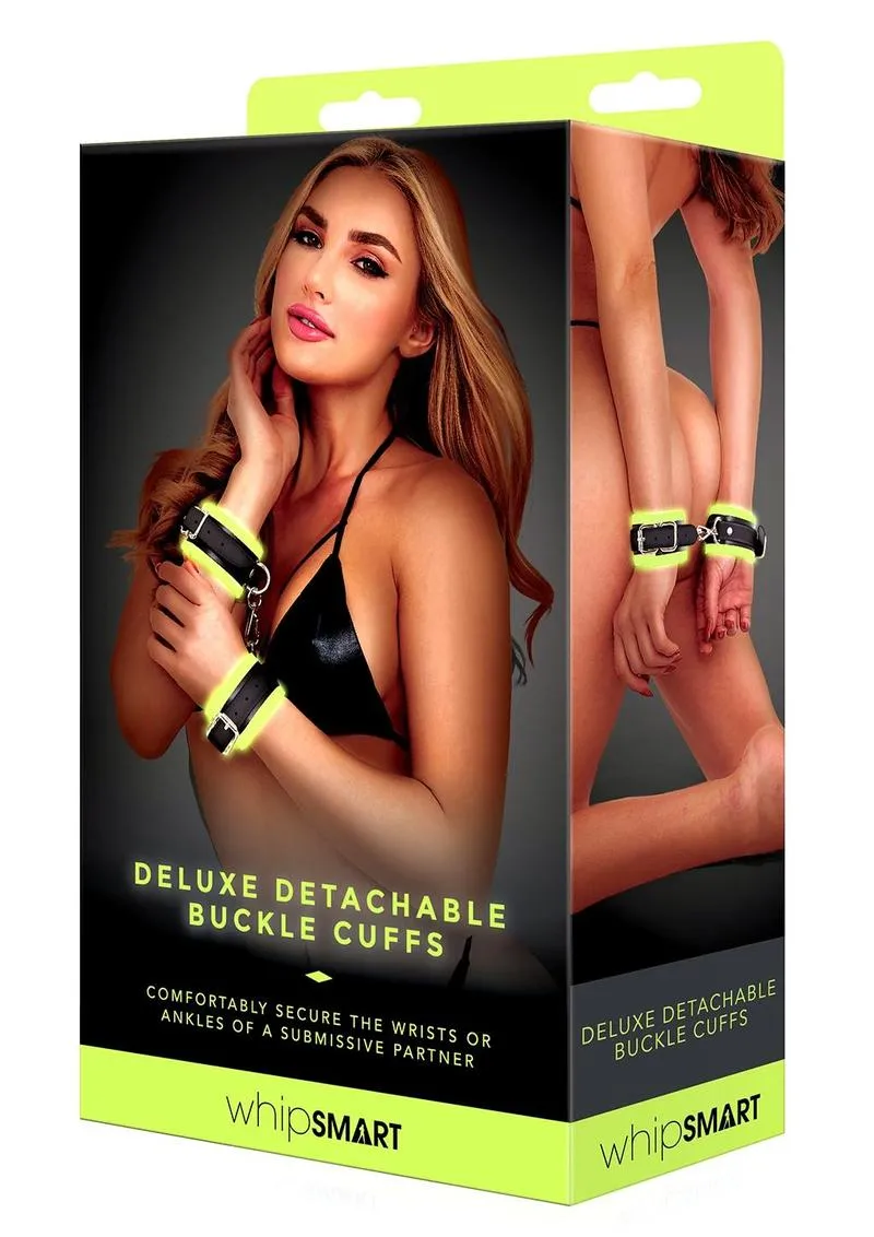 Glow In The Dark Deluxe Detachable Buckle Cuffs