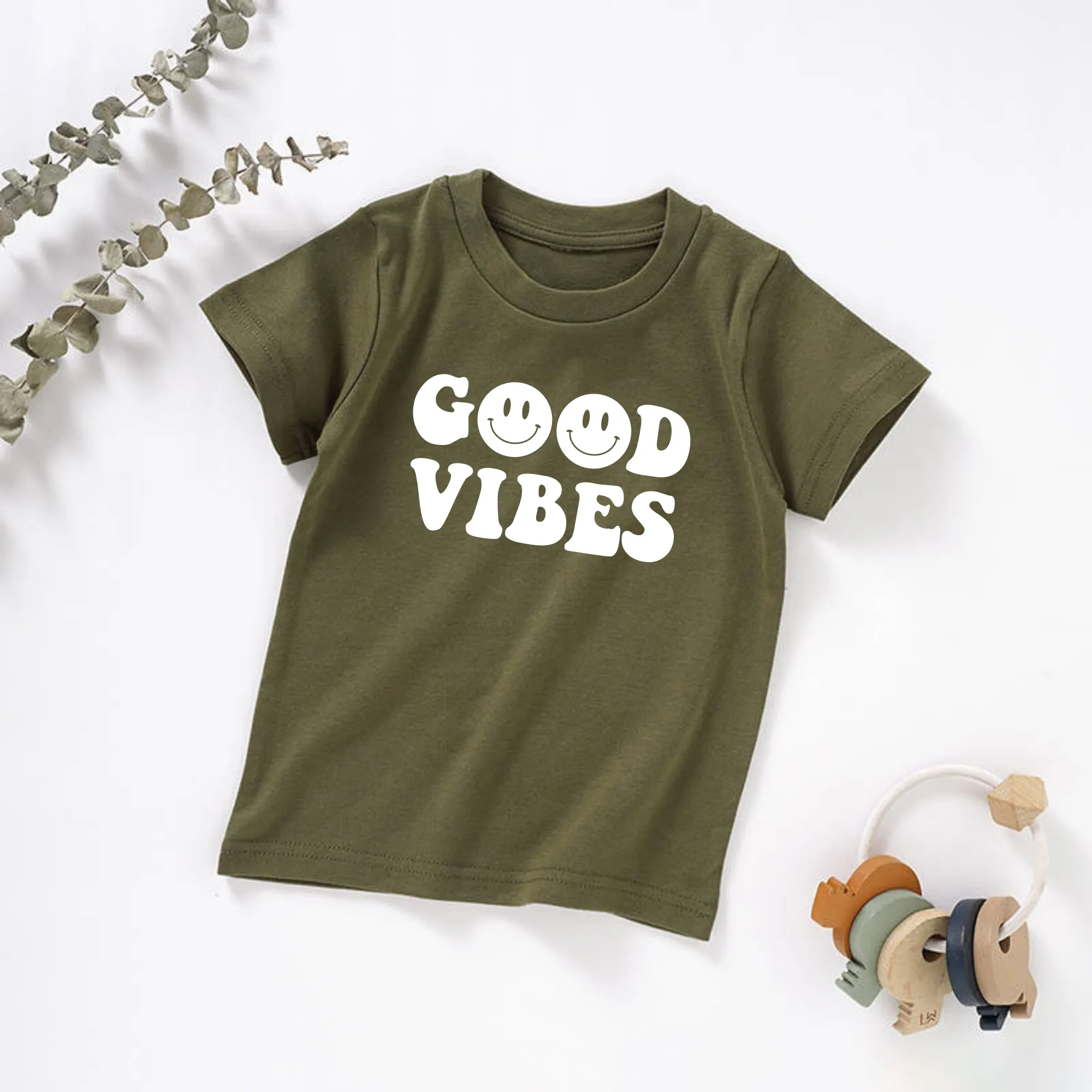 Good Vibes Organic Toddler Tee
