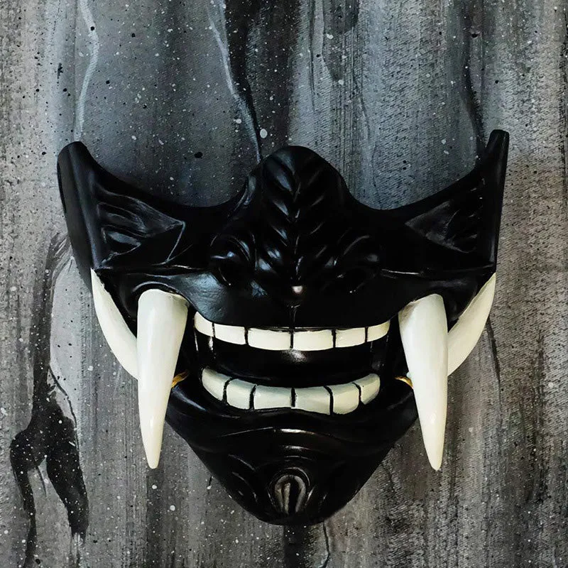 Hand-Made Japanes Oni Half Mask