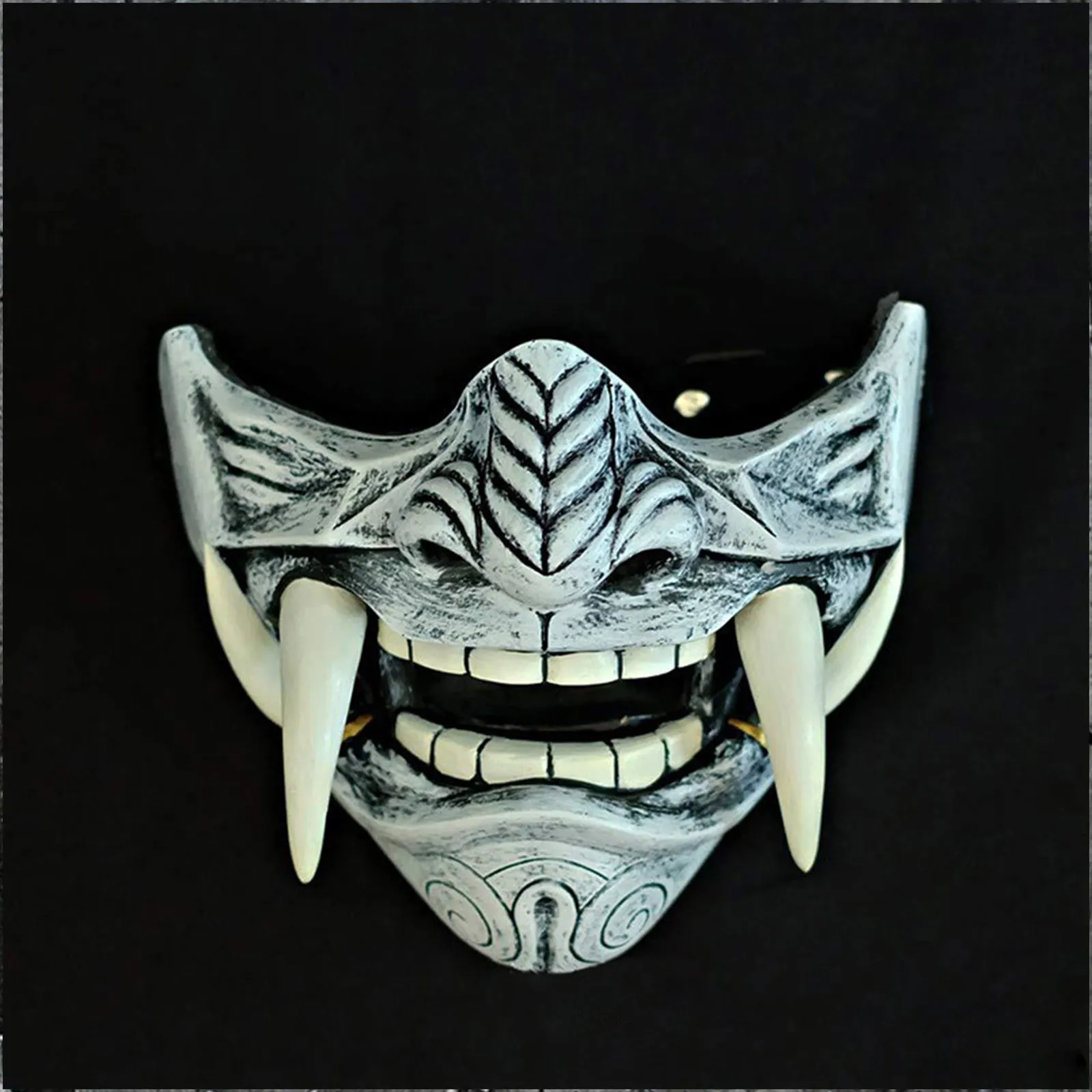 Hand-Made Japanes Oni Half Mask
