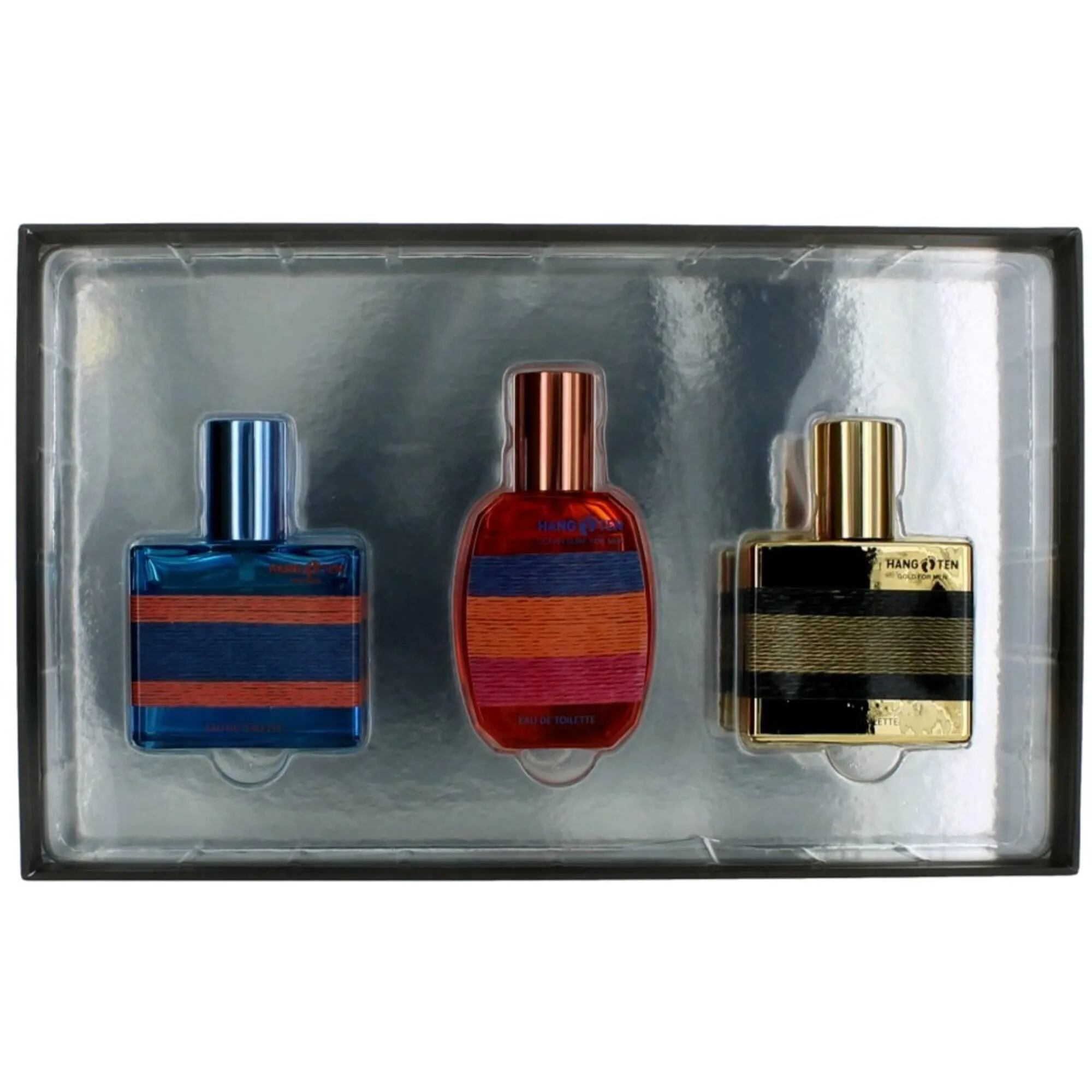 Hang Ten Men's EDT Spray Variety set - Hang Ten Touch of Coastal Charm, 3 Piece