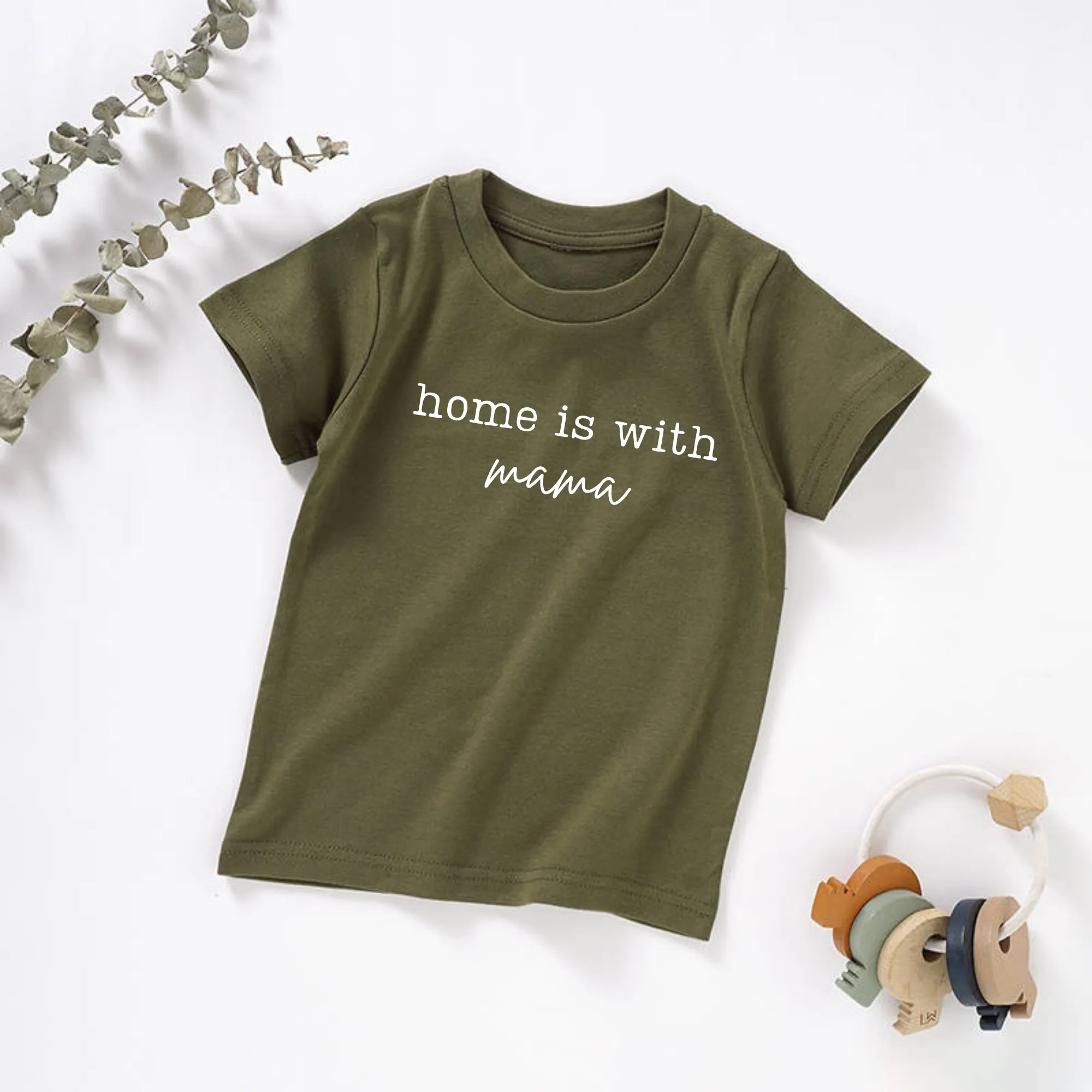 Home is with Mama Organic Toddler Tee