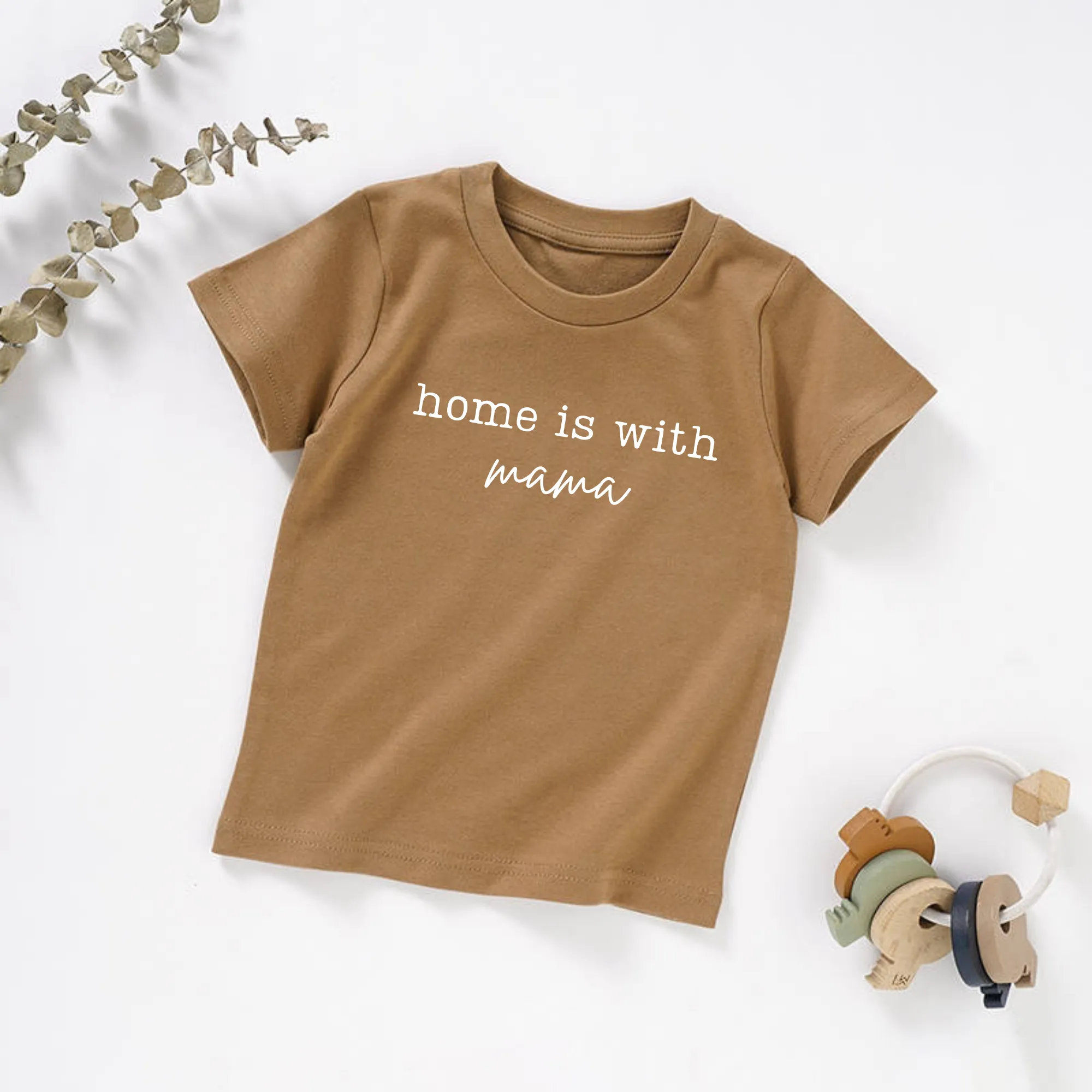 Home is with Mama Organic Toddler Tee