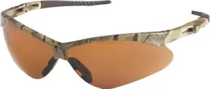 Jackson Safety V30 Nemesis Safety Glasses Camouflage Frame Smoke Anti-Fog Lens