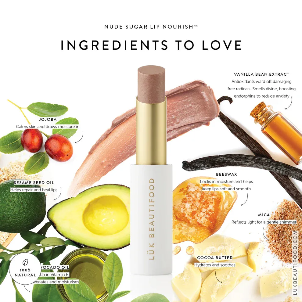 LUK Beautifood Lip Nourish - Nude Sugar