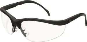 Mcr Klondike Safety Glasses Black Frame Clear Anti-Fog Lens