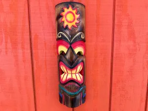 Medium Wooden Tiki Mask- 3 Styles
