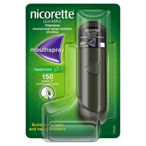 Nicorette 1mg Quickmist Freshmint 150 Sprays
