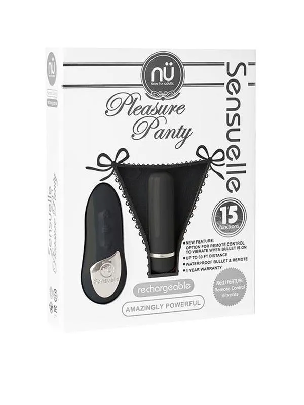 NU Sensuelle Pleasure Panty Black