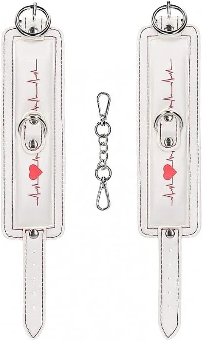 Ouch! Nurse Theme ''Ankle'' Cuffs -White