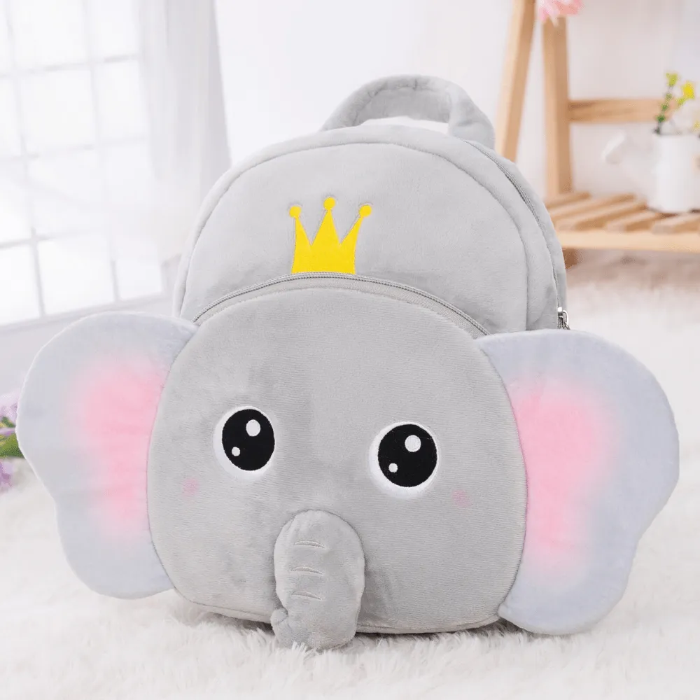 Personalized Animal Plush Rag Backpack - 8 styles