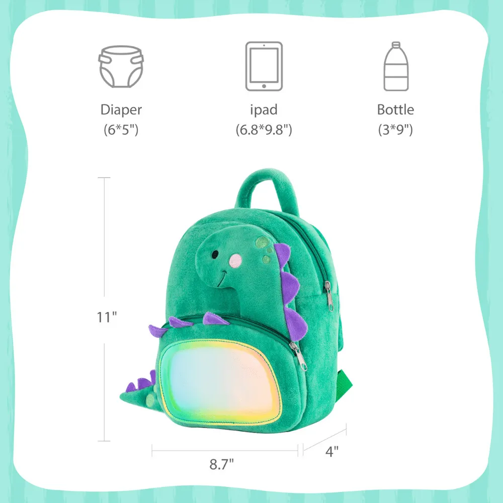 Personalized Animal Plush Rag Backpack - 8 styles