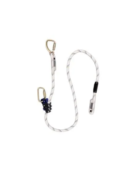 Positioning Rope Lanyards - 6 or 8 ft., Adjustable, Rope Grab, Select Connectors