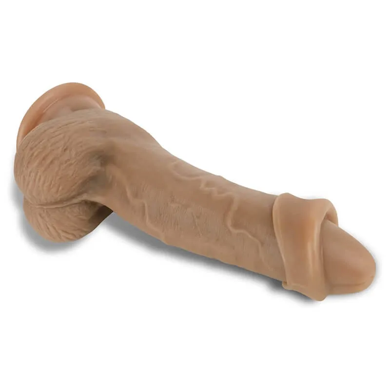 Realistic Silicone Foreskin Dildos 8inch Super Real Feel Dildos