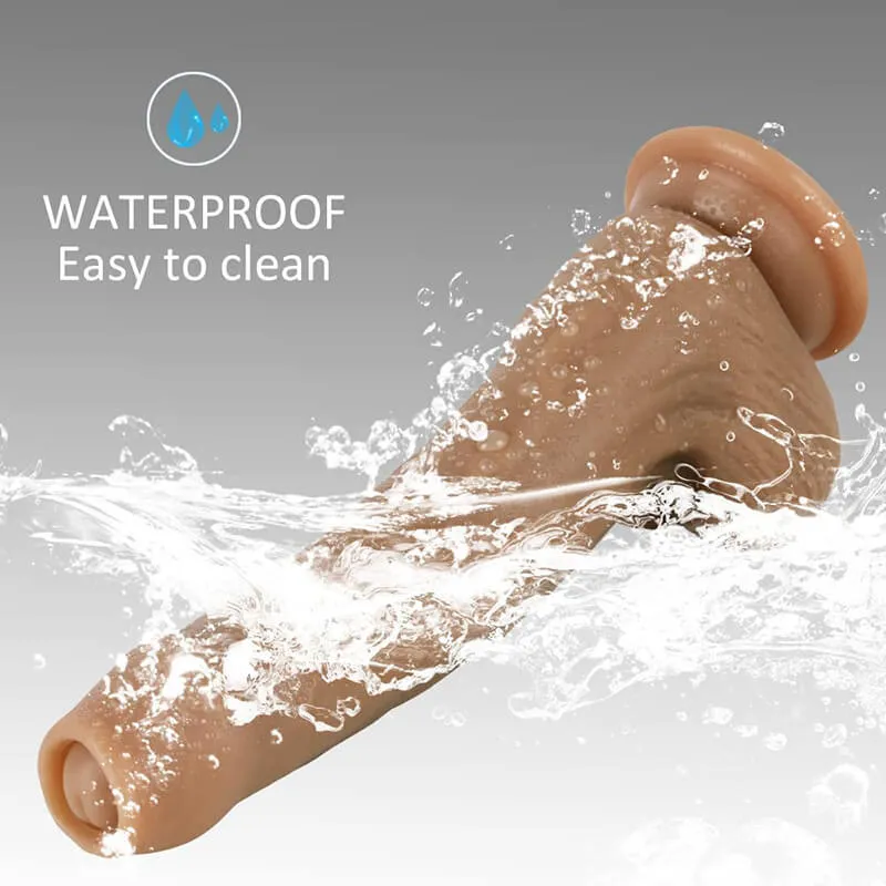 Realistic Silicone Foreskin Dildos 8inch Super Real Feel Dildos