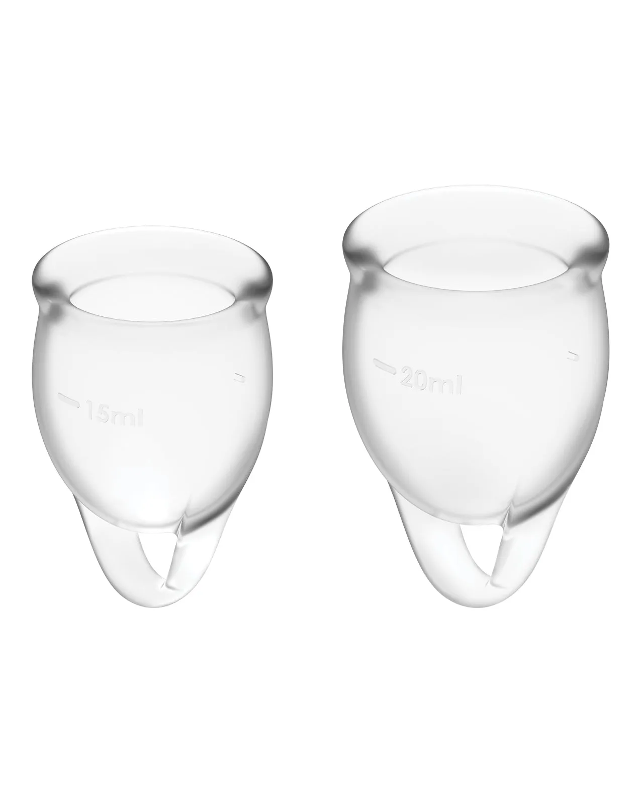 Satisfyer Feel Confident Menstrual Cup - Transparent