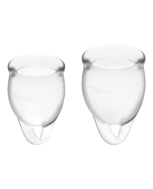 Satisfyer Feel Confident Menstrual Cup - Transparent