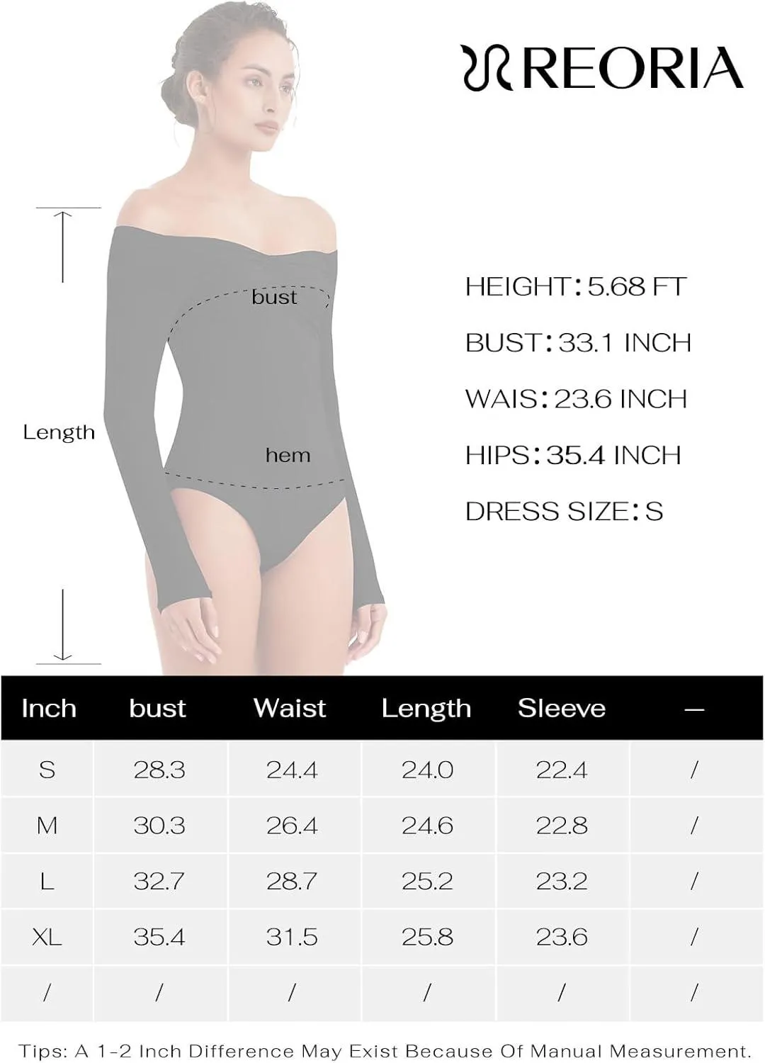 Seductive Off-Shoulder Long Sleeve Bodysuit