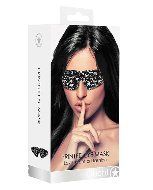 Shots Ouch Love Street Art Fashion Printed Eye Mask