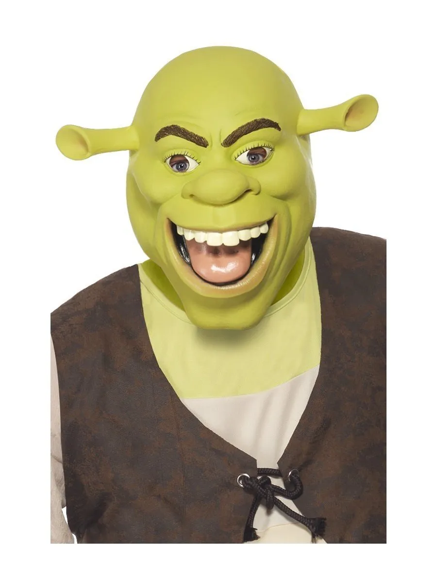 Shrek Latex Mask, Green