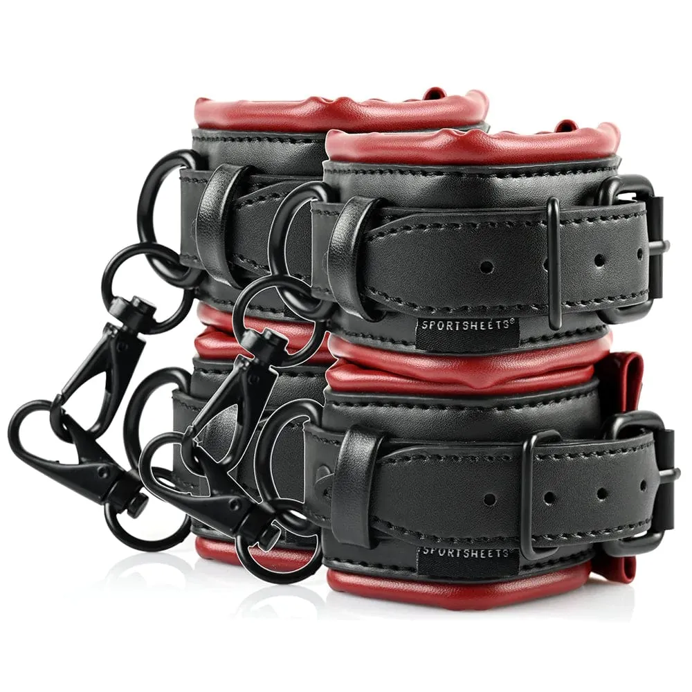 Sportsheets Saffron Hog Tie & Cuff Set