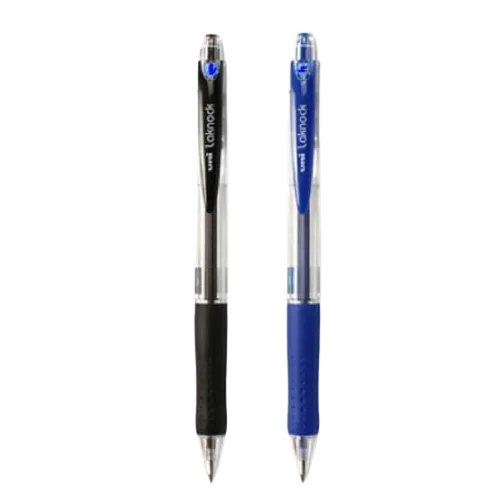 Uni Laknock SN100M Ball Pen 1mm Blue & Black