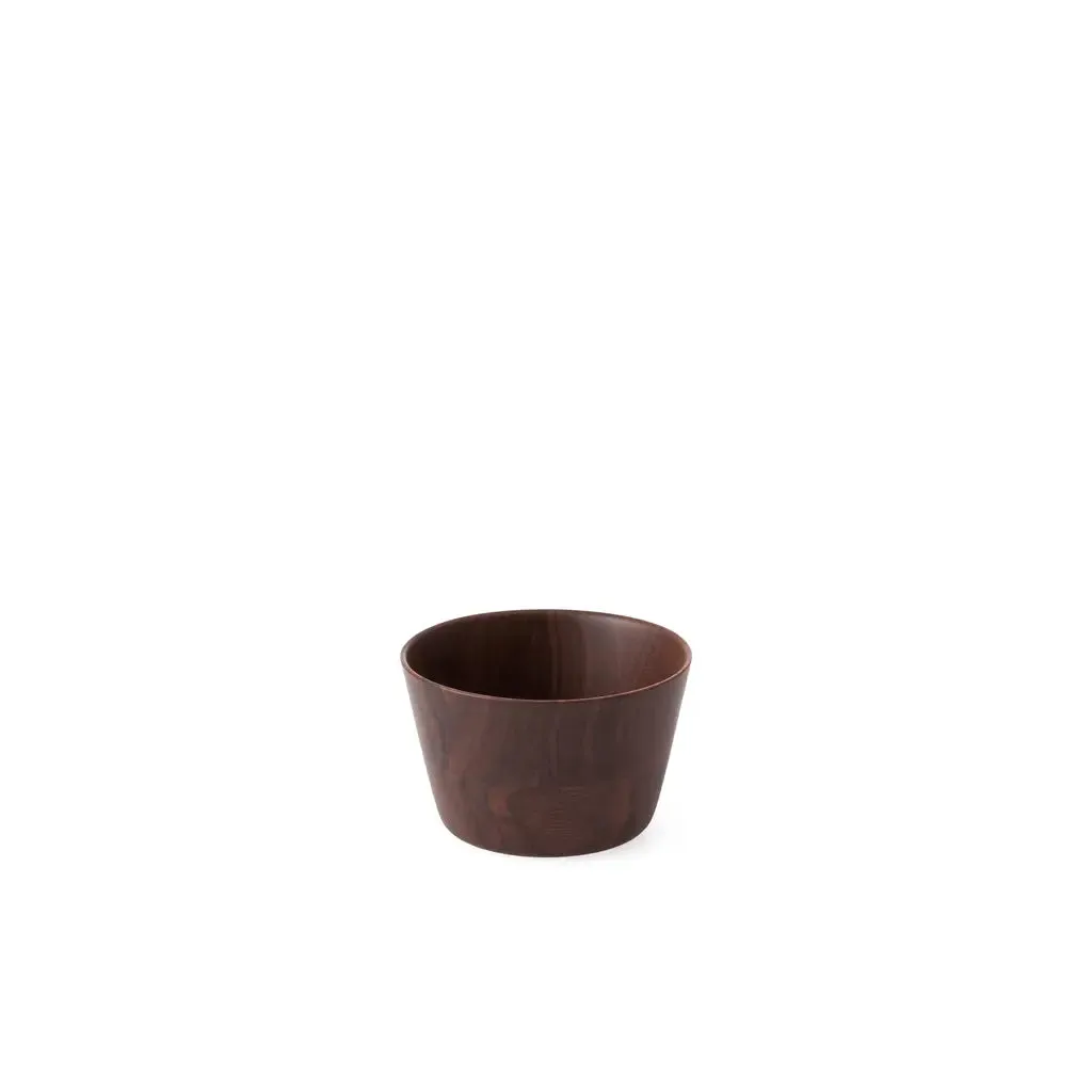 Walnut Soba Cup | DISHWASHER SAFE - 3.5x2.4in | 9x6cm (ØxH) (216)