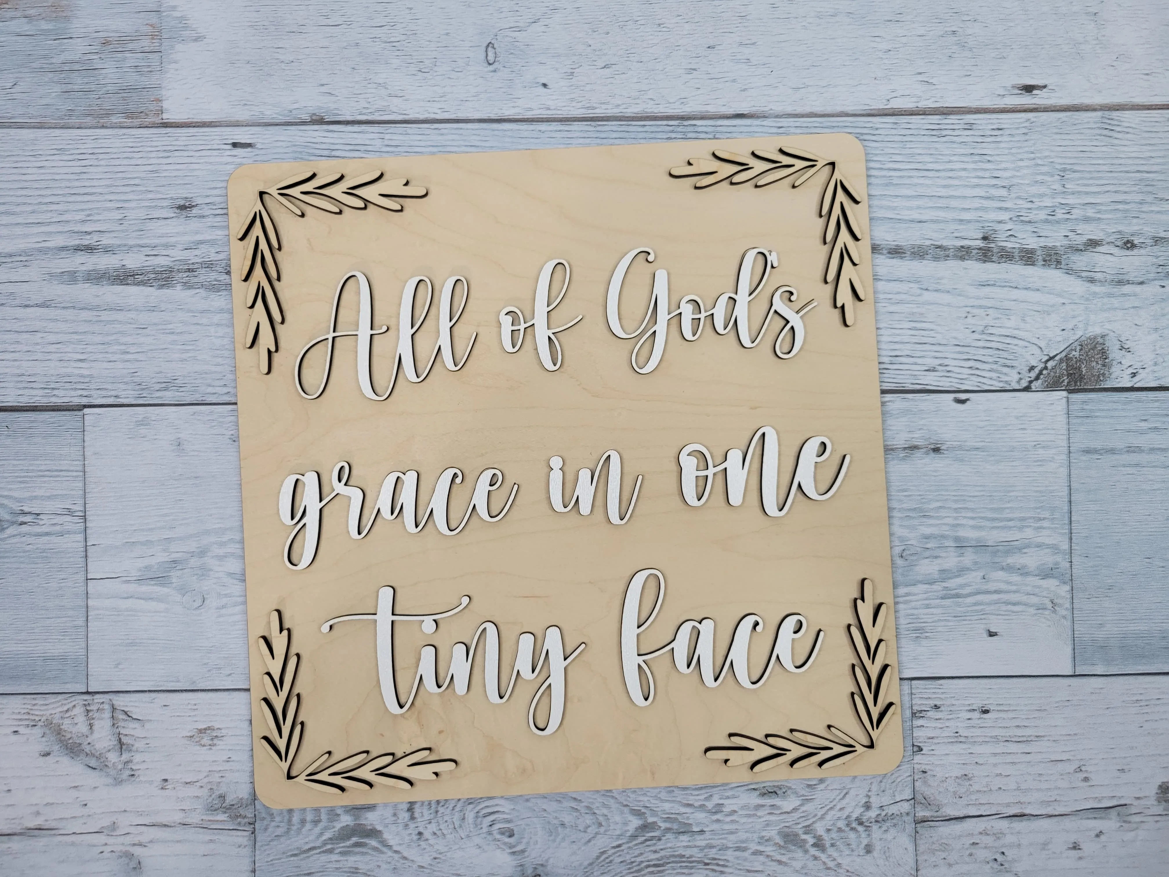 Wholesale Layered Signs, Laser Cut Wood