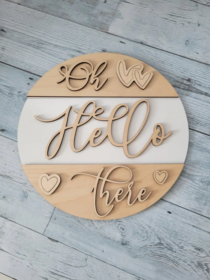 Wholesale Layered Signs, Laser Cut Wood