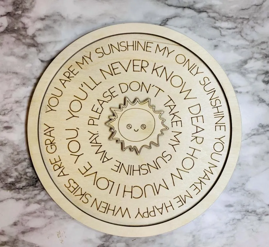Wholesale Layered Signs, Laser Cut Wood