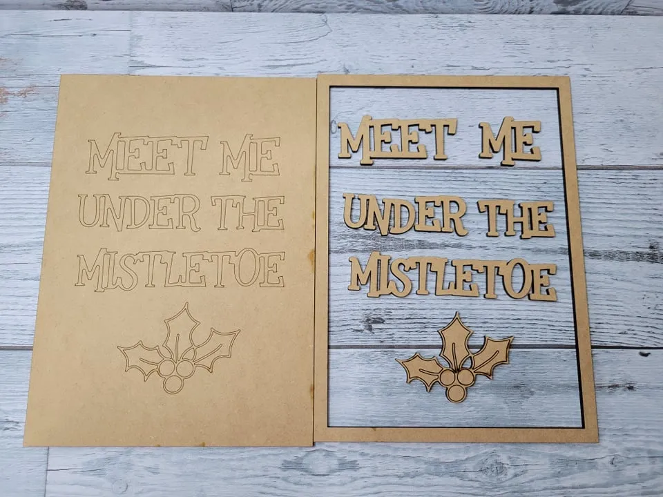 Wholesale Layered Signs, Laser Cut Wood
