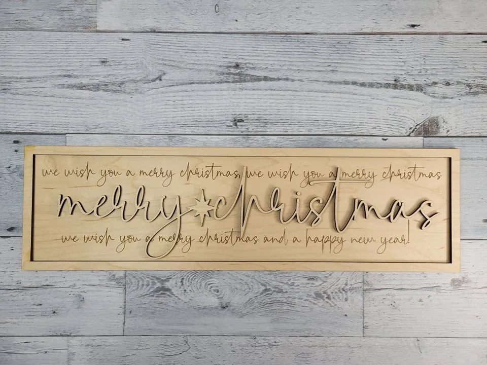 Wholesale Layered Signs, Laser Cut Wood