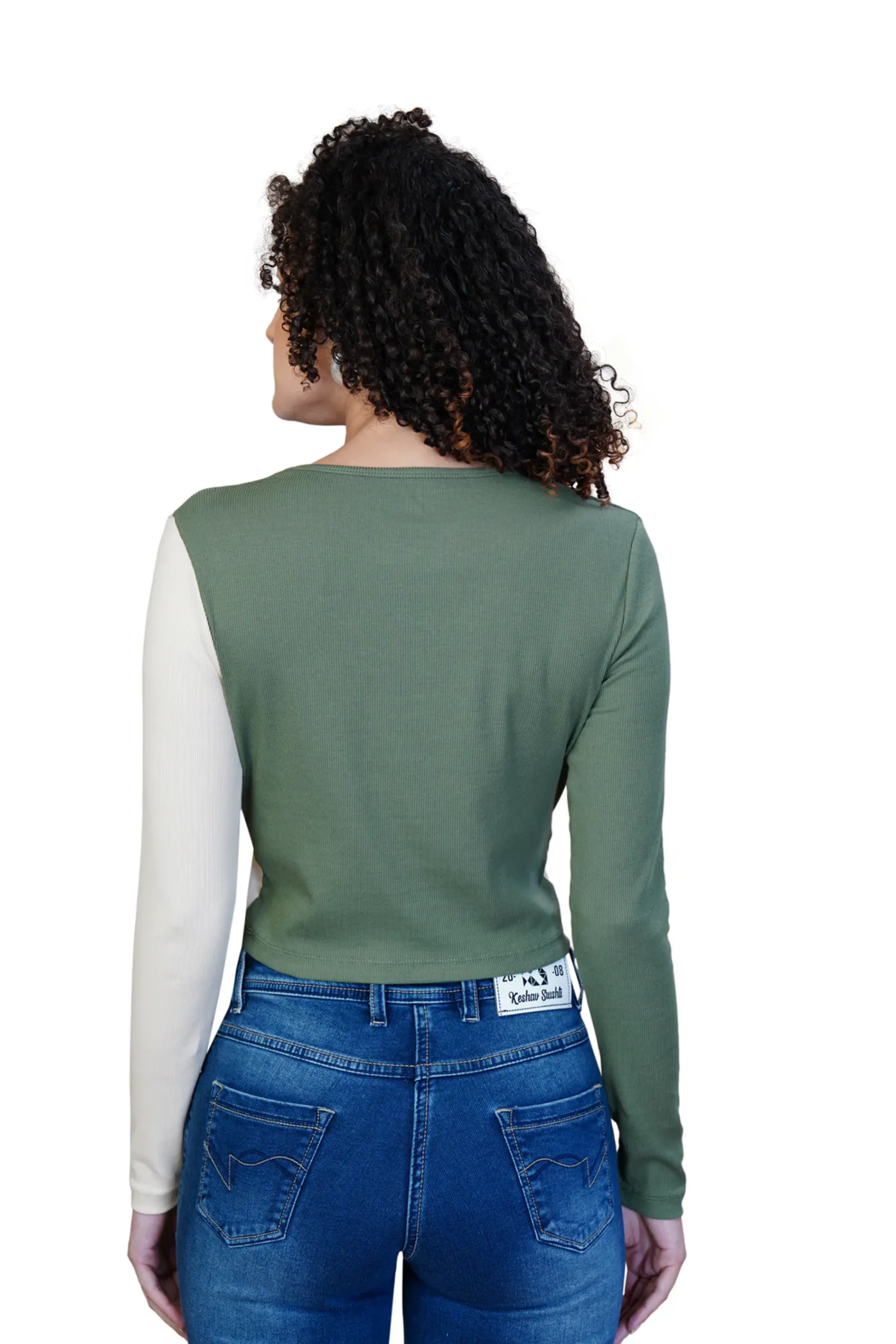 Women Olivine Full Sleeves Trendsetter Top