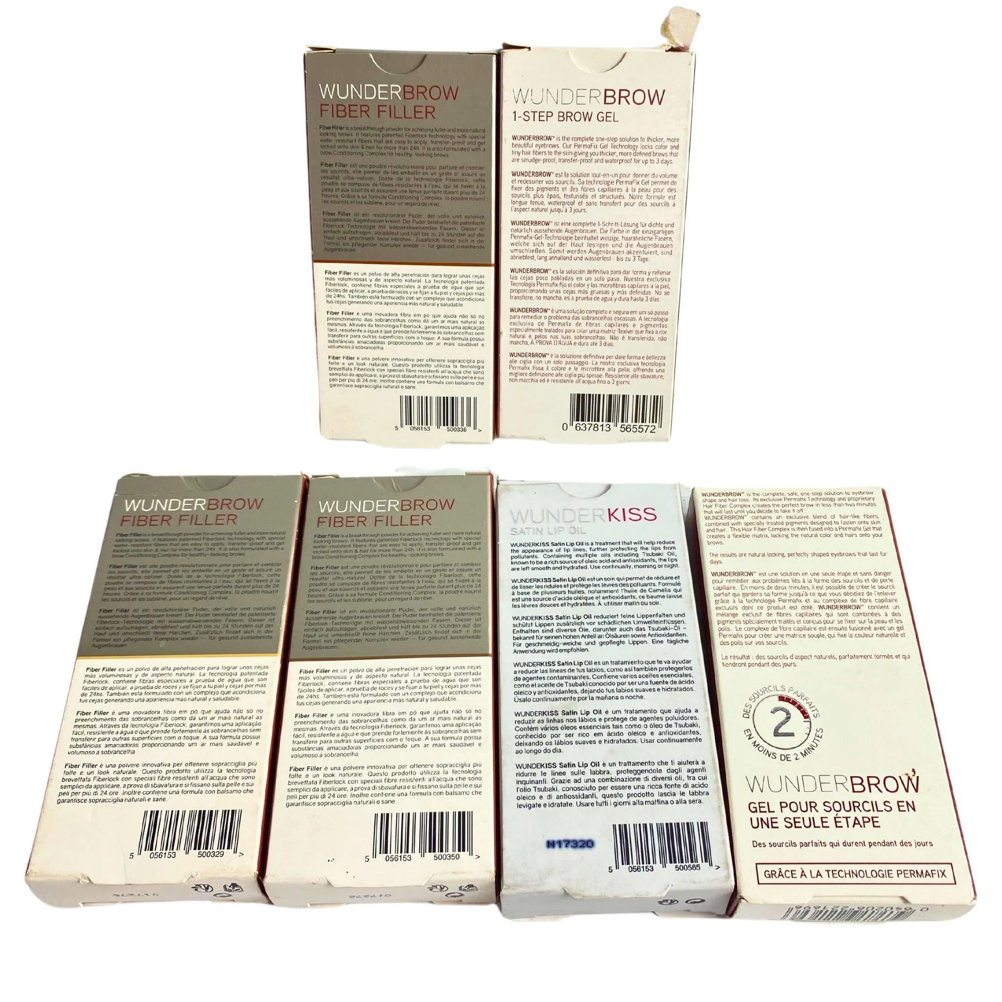 Wunder Mix includes Brow & Lip Products (70 Pcs Lot)